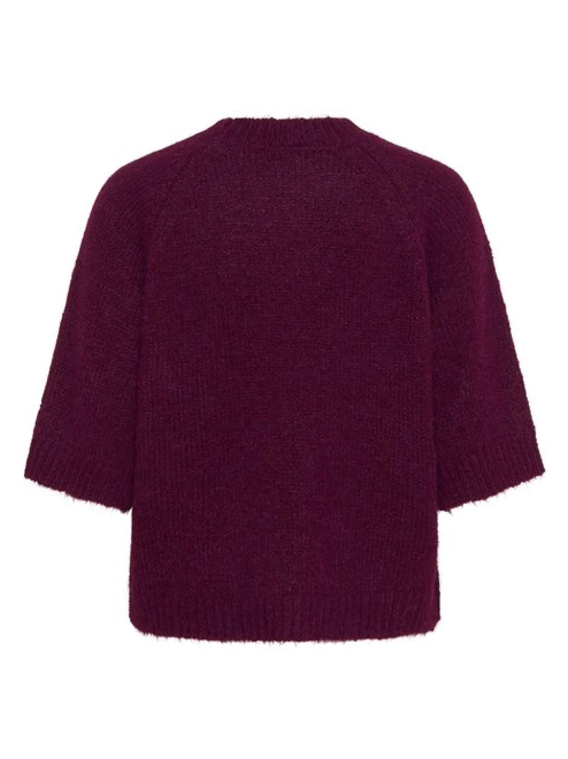Kaffe Damen Strickpullover KAemilie in bordeaux