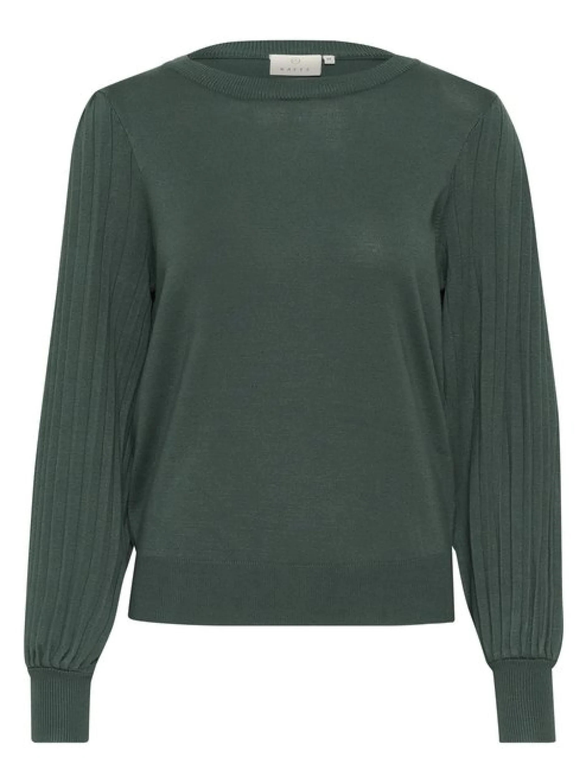 Kaffe Damen Strickpullover KAlone in grün