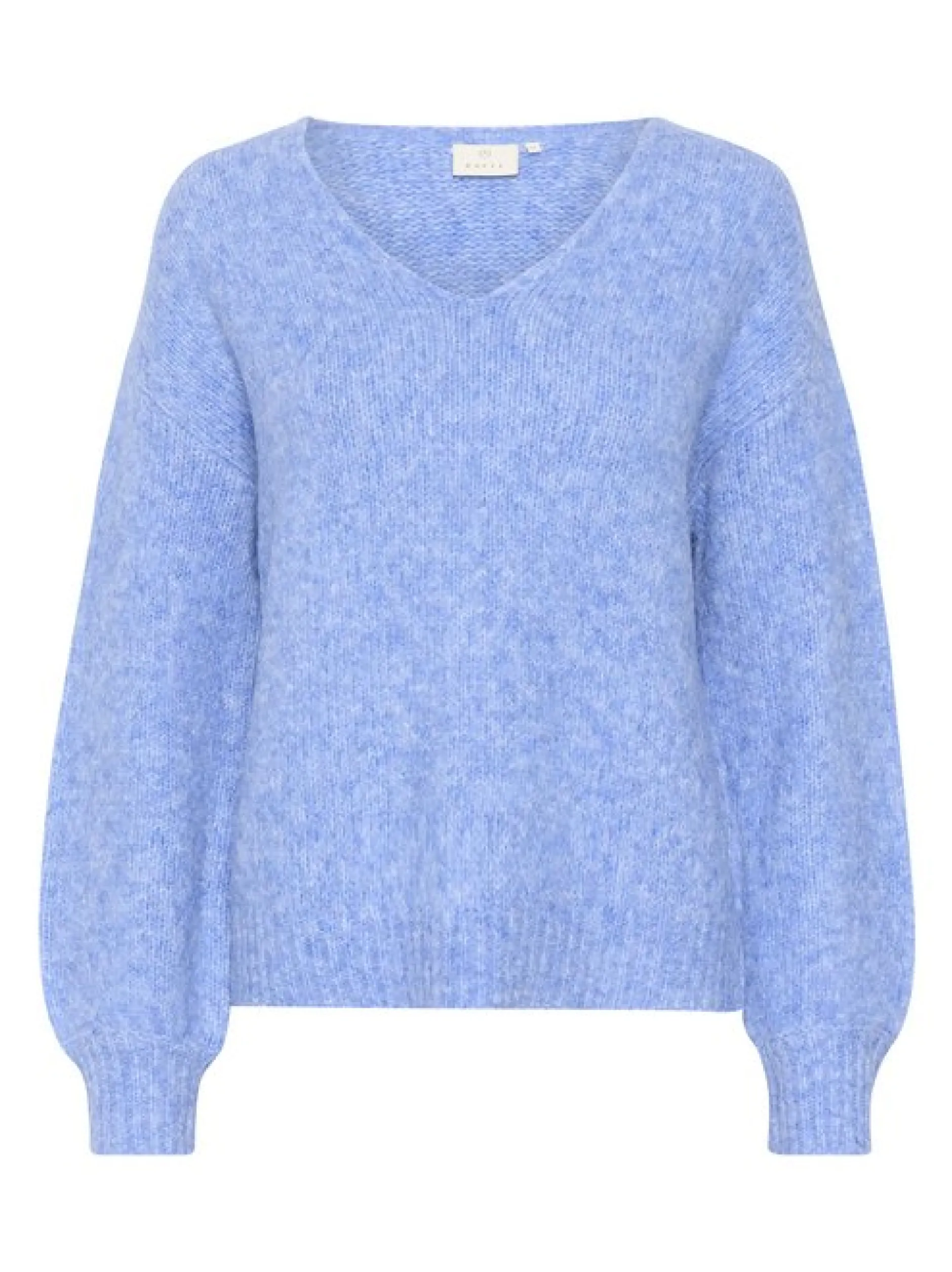 Kaffe Damen Strickpullover KAsarla in blau