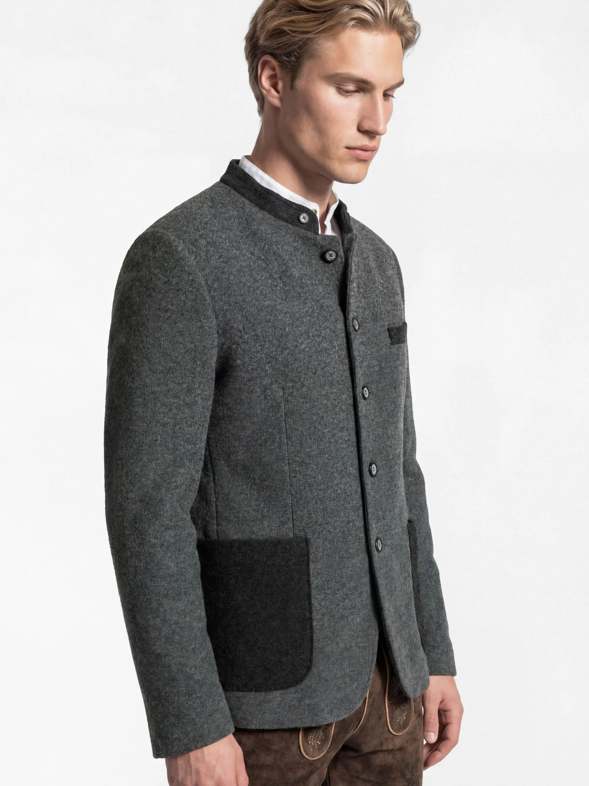 KaiserLich Herren Trachtenjacke - 5446 in grau