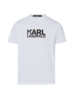 KARL LAGERFELD Herren T-Shirt in weiß schwarz