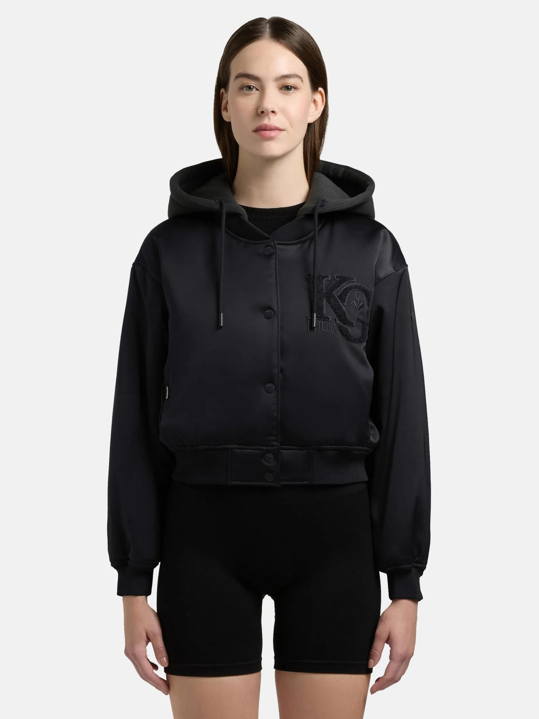Khujo Damen Collegejacke - Chani in schwarz