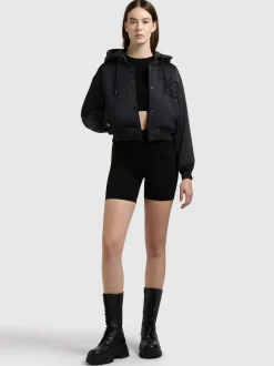 Khujo Damen Collegejacke - Chani in schwarz