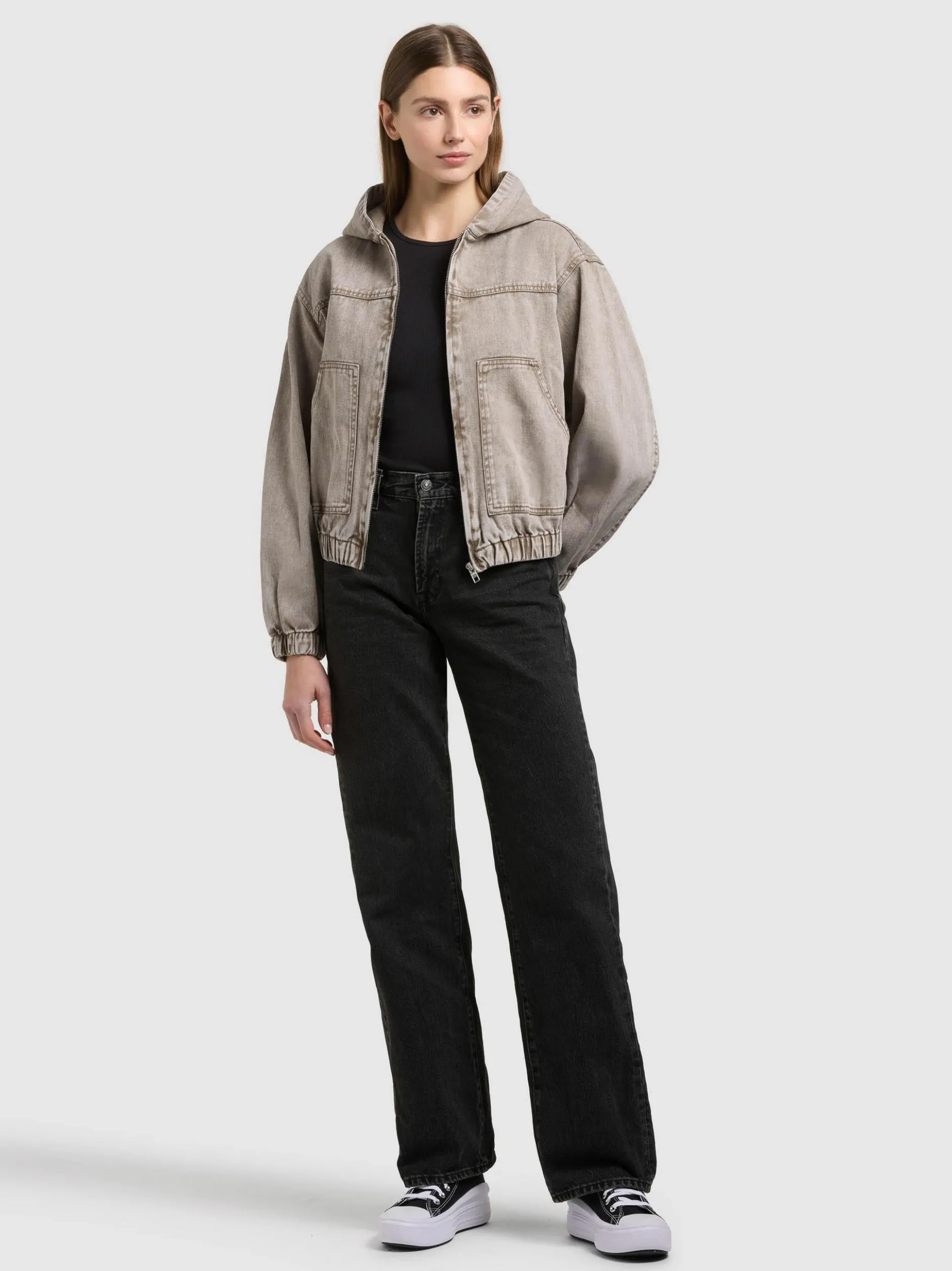 Khujo Damen Jeansjacke - Gretel in braun