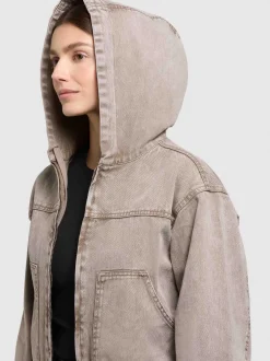 Khujo Damen Jeansjacke - Gretel in braun
