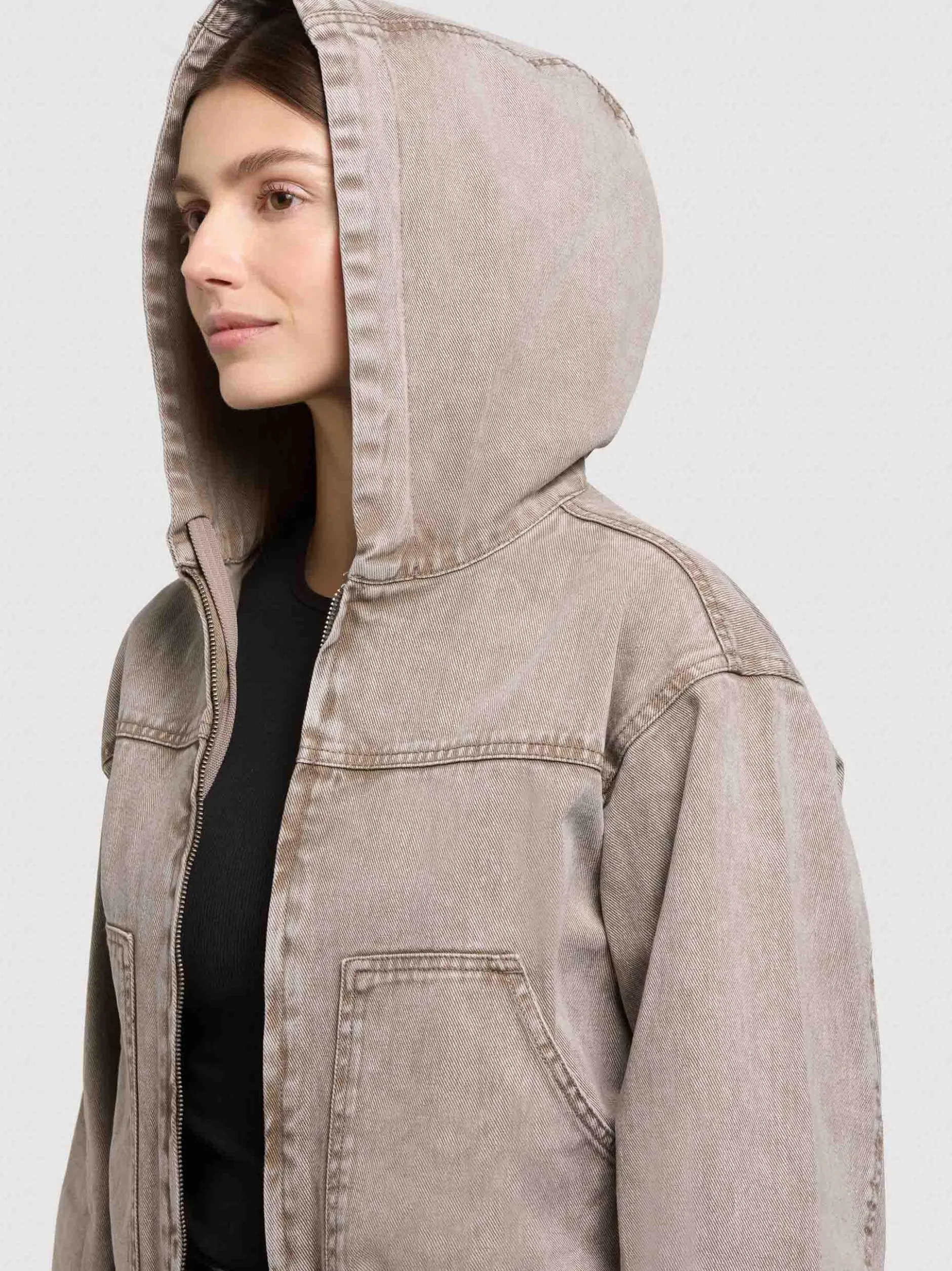 Khujo Damen Jeansjacke - Gretel in braun