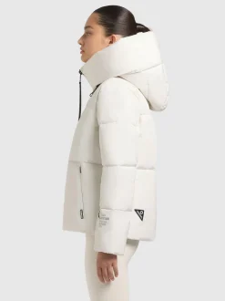 Khujo Damen Steppjacke - Audrey Matt in weiß