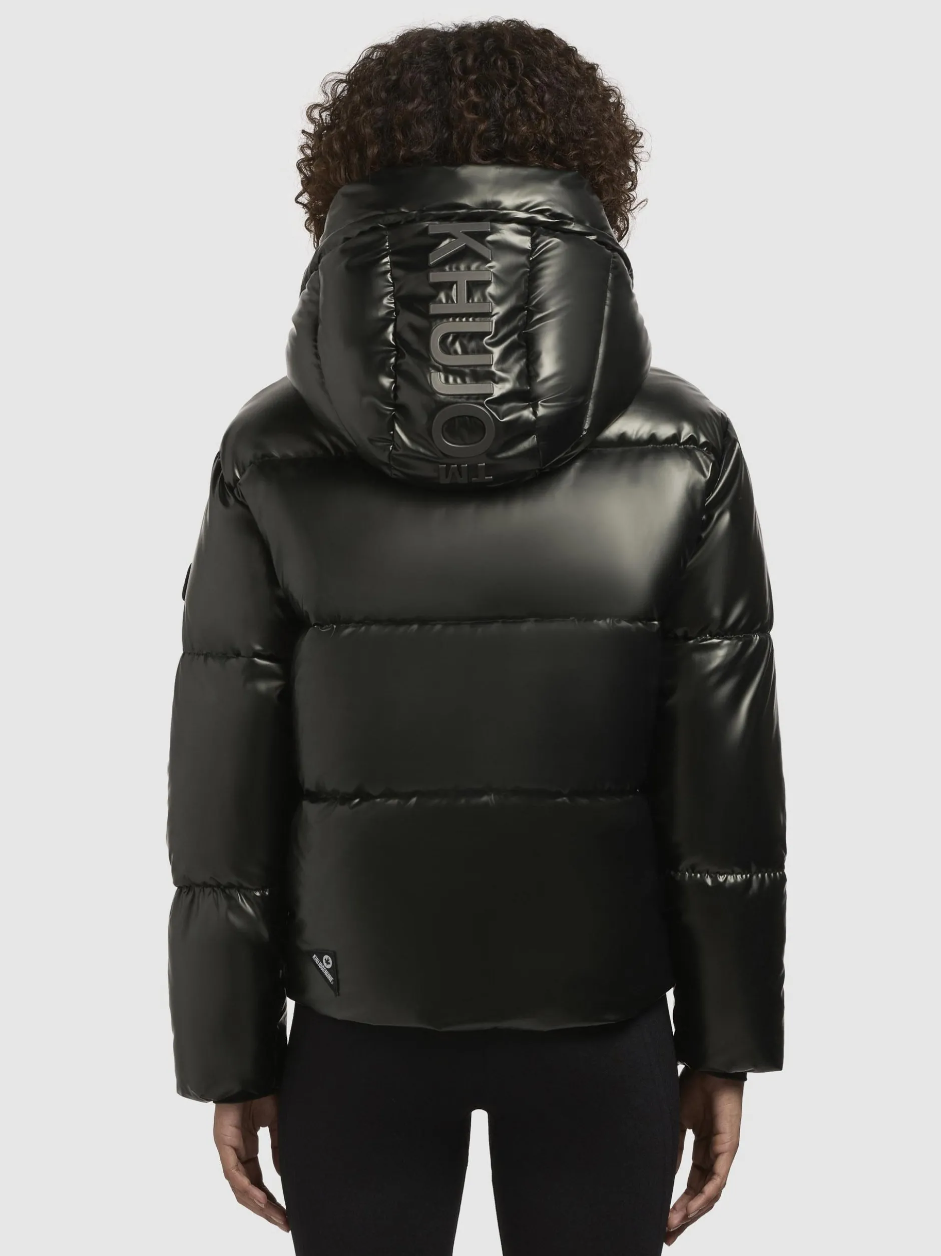 Khujo Damen Steppjacke - Devina Shiny-YM in grün schwarz