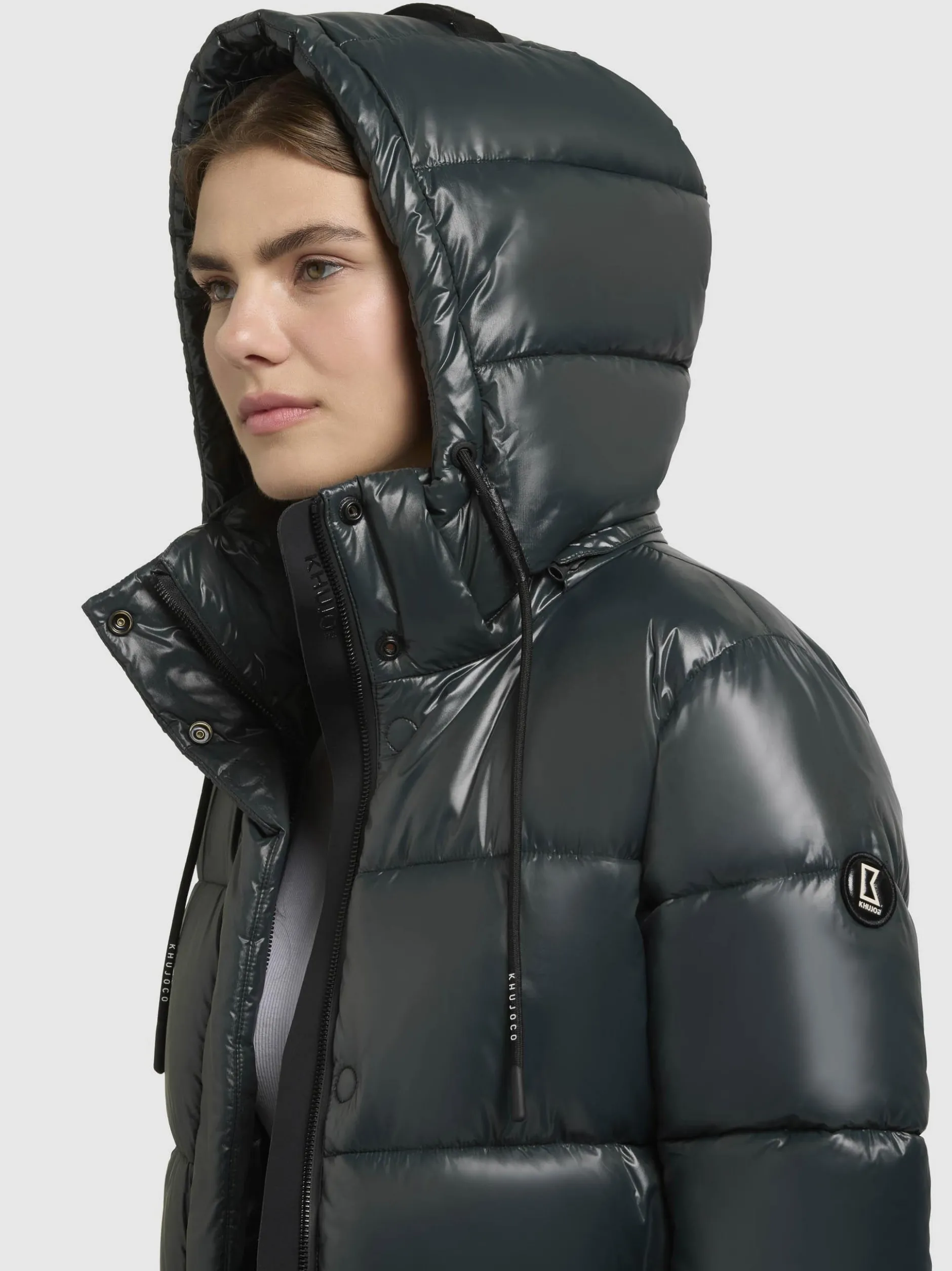 Khujo Damen Steppjacke - Jadet2-YM in grün