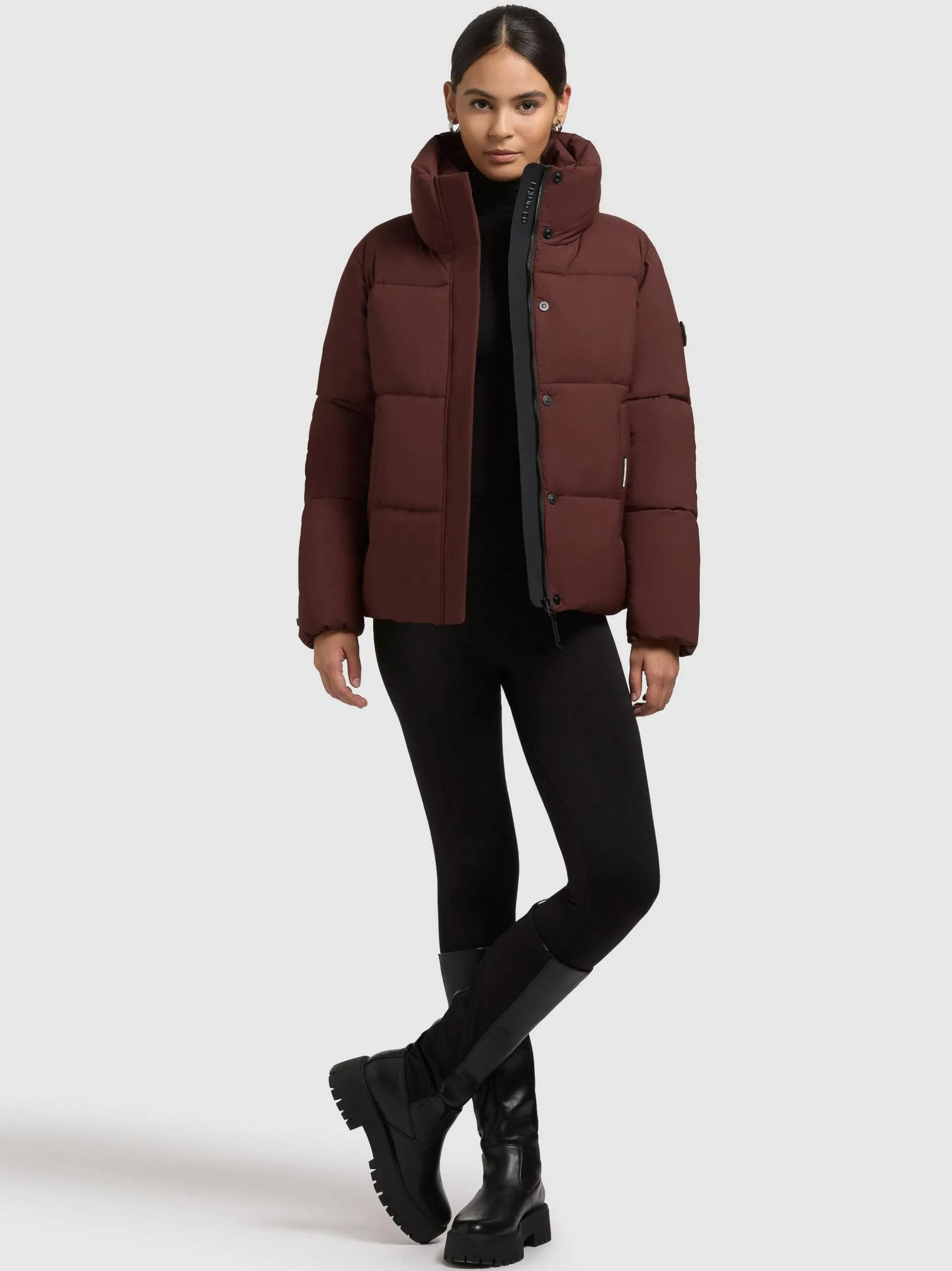 Khujo Damen Winterjacke - Rinja2 Matt in rot