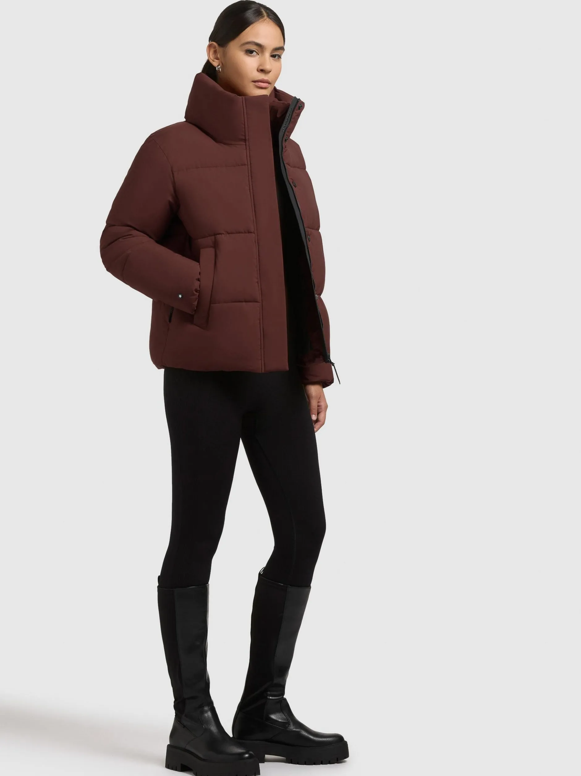 Khujo Damen Winterjacke - Rinja2 Matt in rot