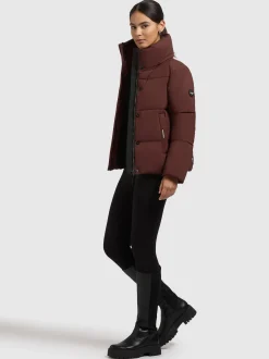 Khujo Damen Winterjacke - Rinja2 Matt in rot