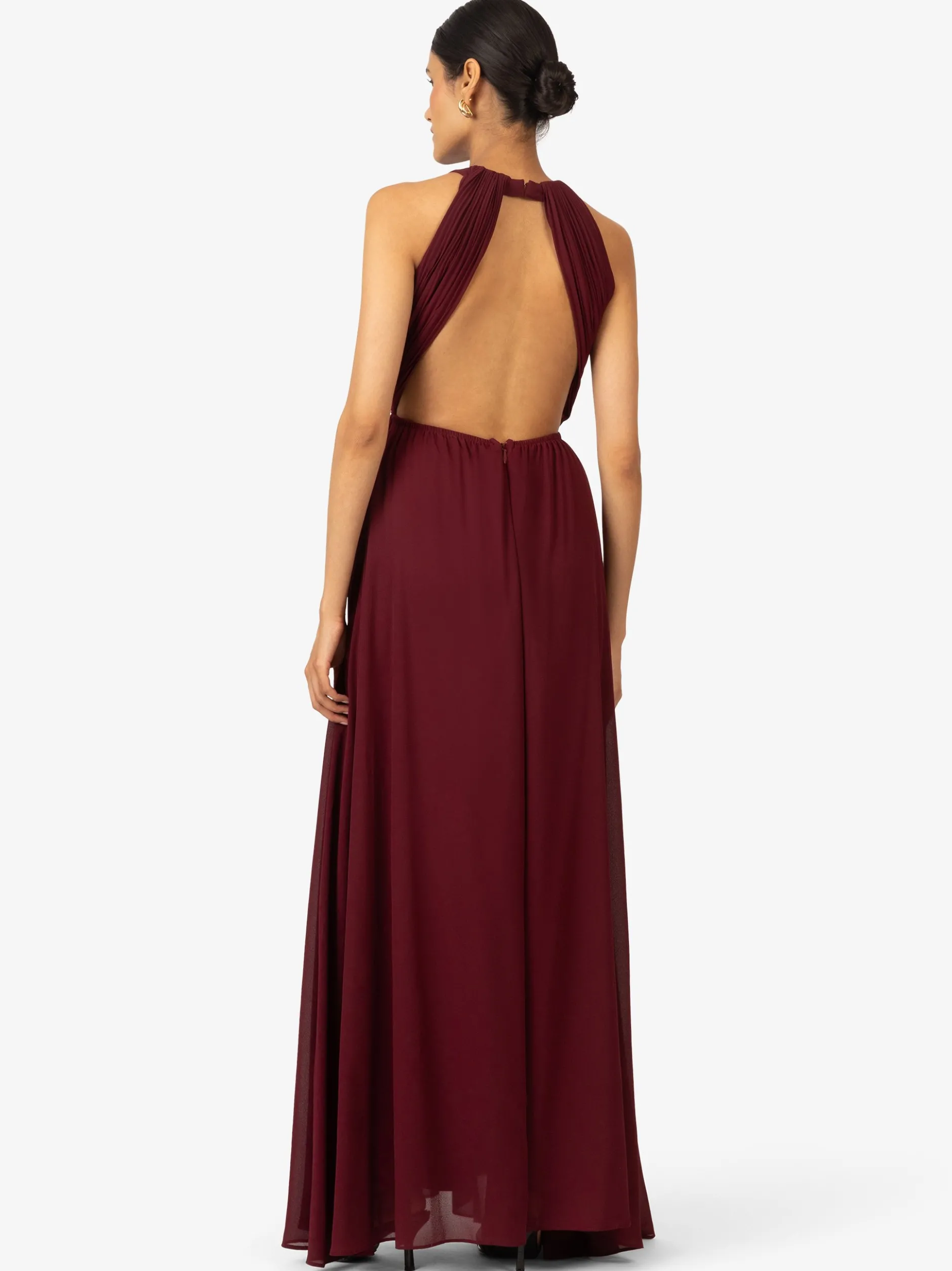 Kraimod Damen Abendkleid in bordeaux - Länge: lang