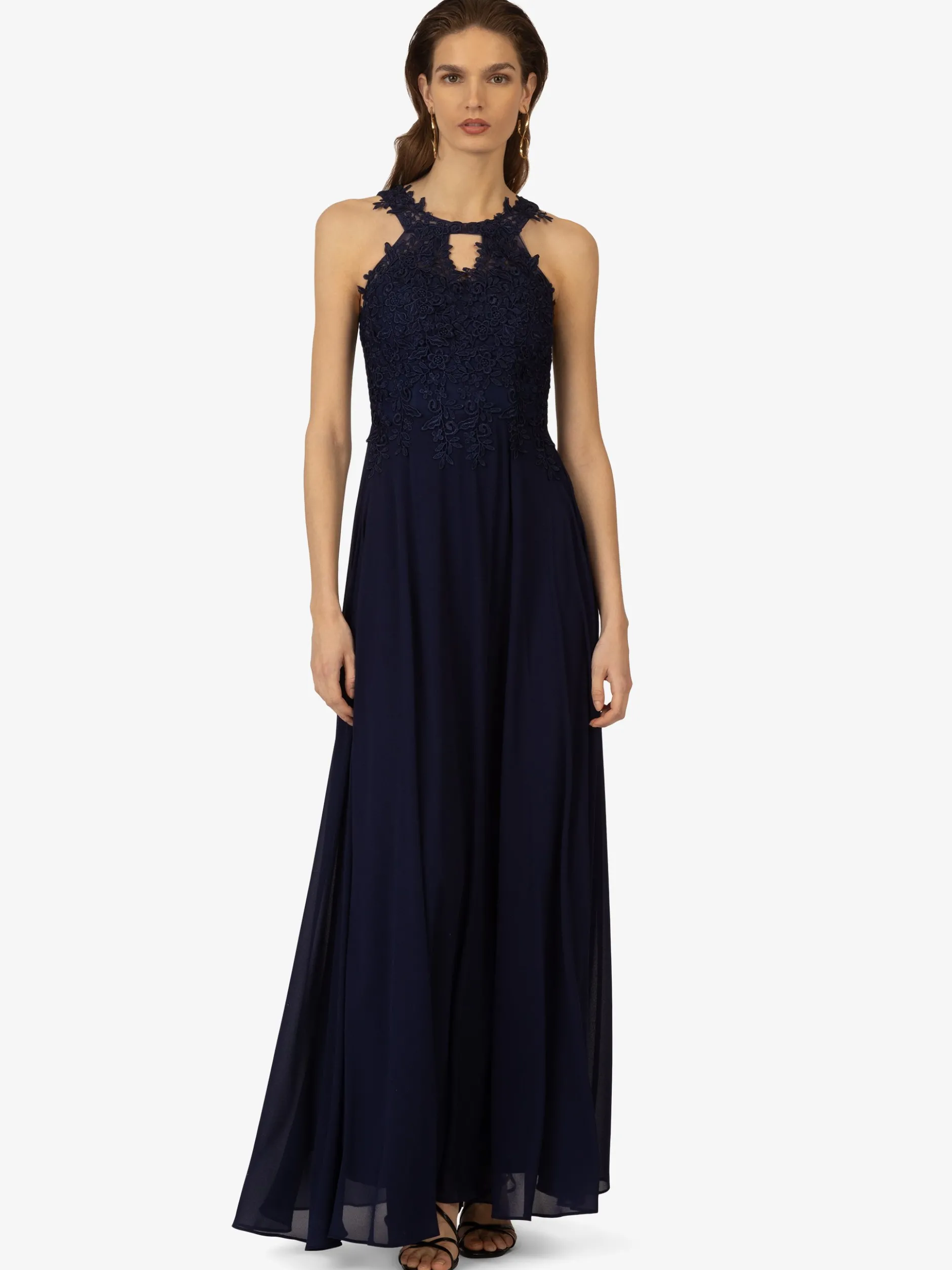 Kraimod Damen Abendkleid in marine - Länge: lang