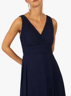 Kraimod Damen Abendkleid in marine - Länge: lang