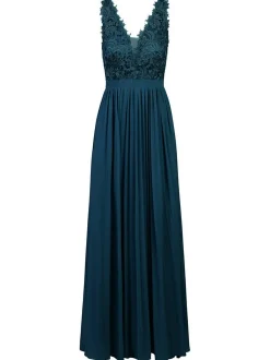 Kraimod Damen Abendkleid in petrol - Länge: lang