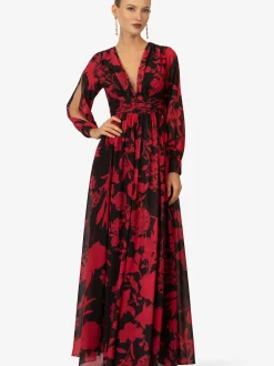 Kraimod Damen Abendkleid in rot - Länge: lang