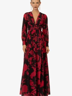 Kraimod Damen Abendkleid in rot - Länge: lang