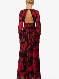 Kraimod Damen Abendkleid in rot - Länge: lang