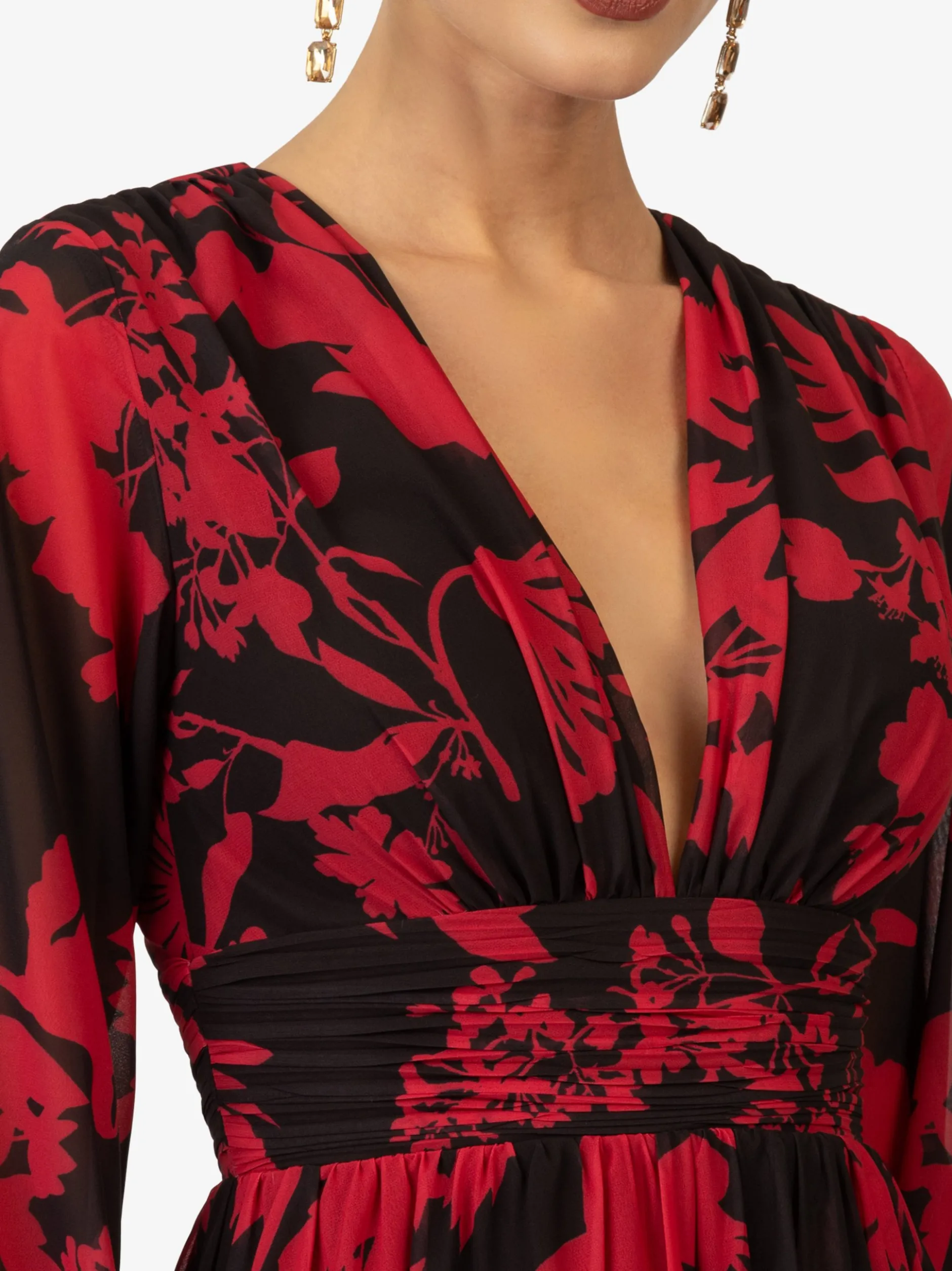 Kraimod Damen Abendkleid in rot - Länge: lang
