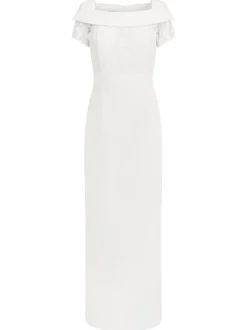 Kraimod Damen Abendkleid in weiß - Ausschnitt: Carmen