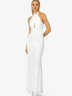 Kraimod Damen Abendkleid in weiß - Länge: lang