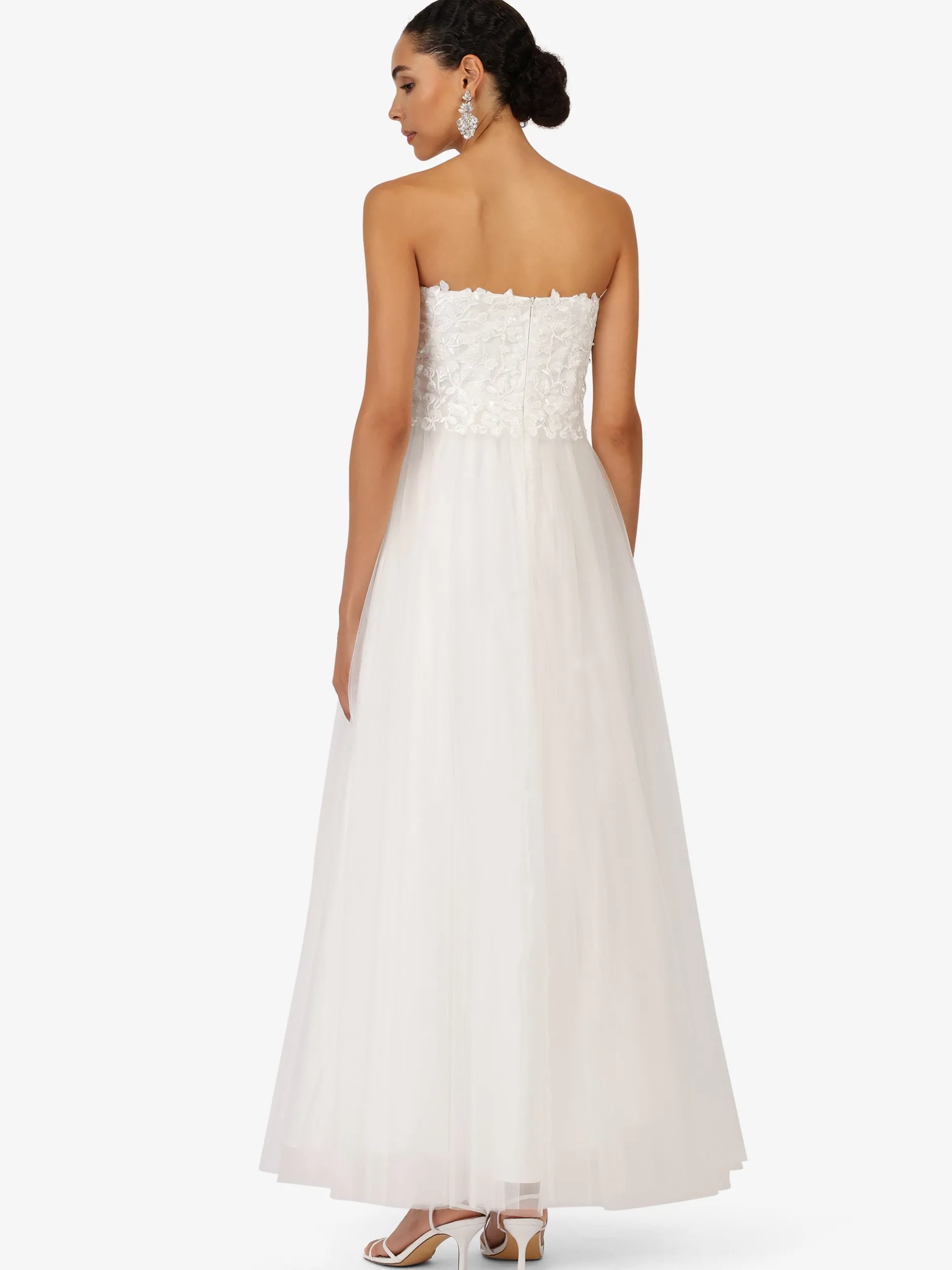 Kraimod Damen Abendkleid in weiß - Länge: lang