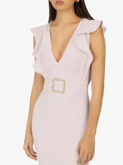 Kraimod Damen Bandagekleid in beige - Länge: mittel