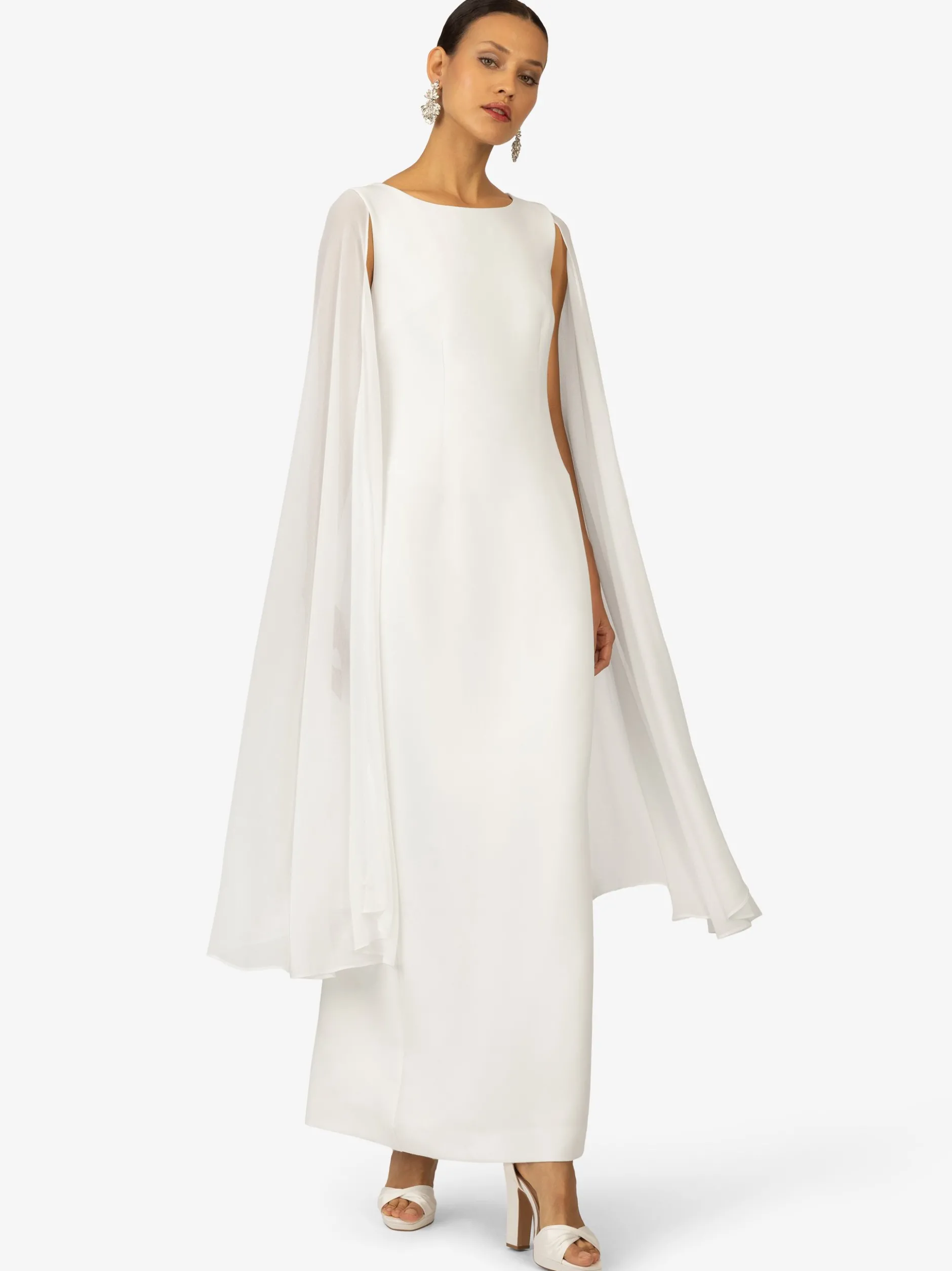 Kraimod Damen Brautkleid in weiß - Ausschnitt: Rundhals