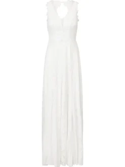 Kraimod Damen Brautkleid in weiß - Ausschnitt: U-Boot