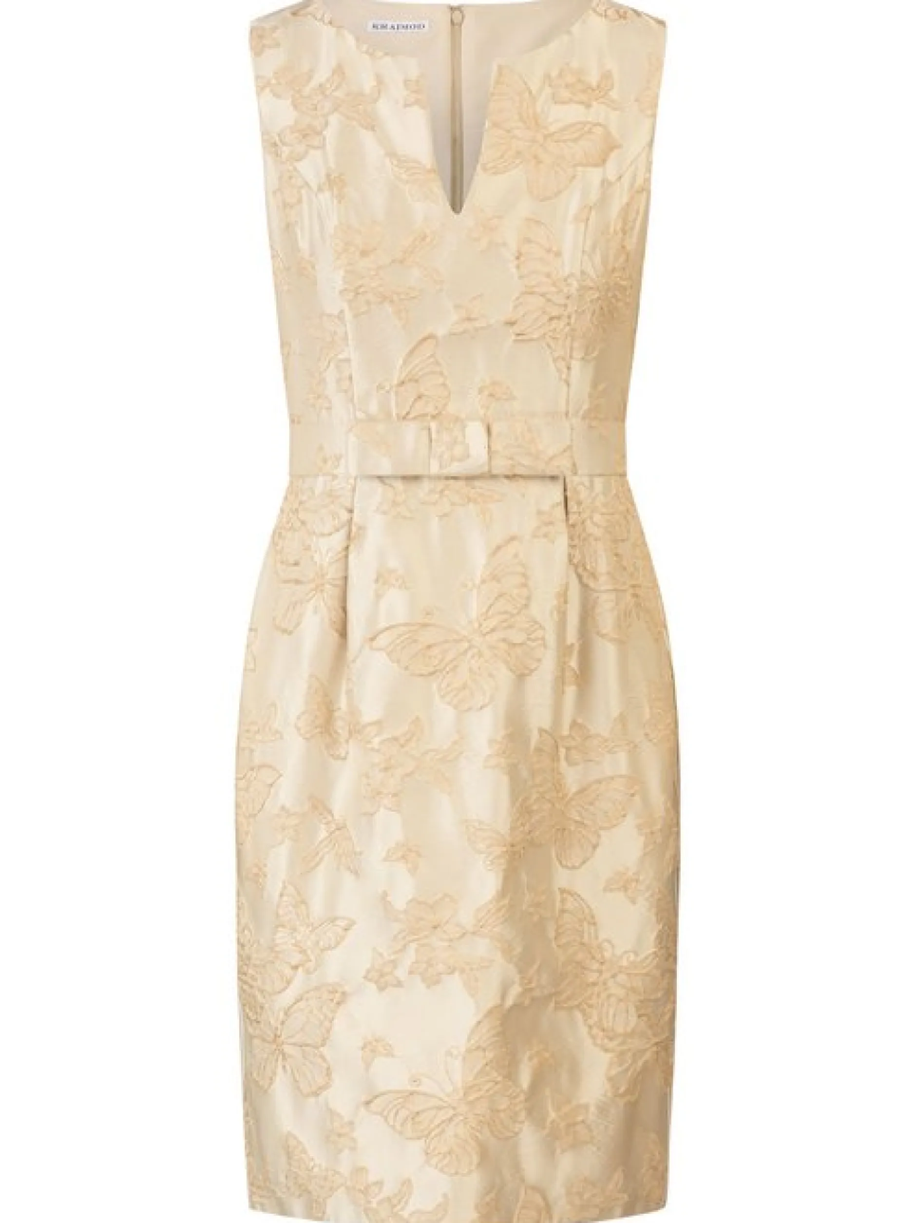 Kraimod Damen Cocktailkleid in gold - Ausschnitt: U-Boot