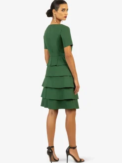 Kraimod Damen Cocktailkleid in grün - Länge: mittel