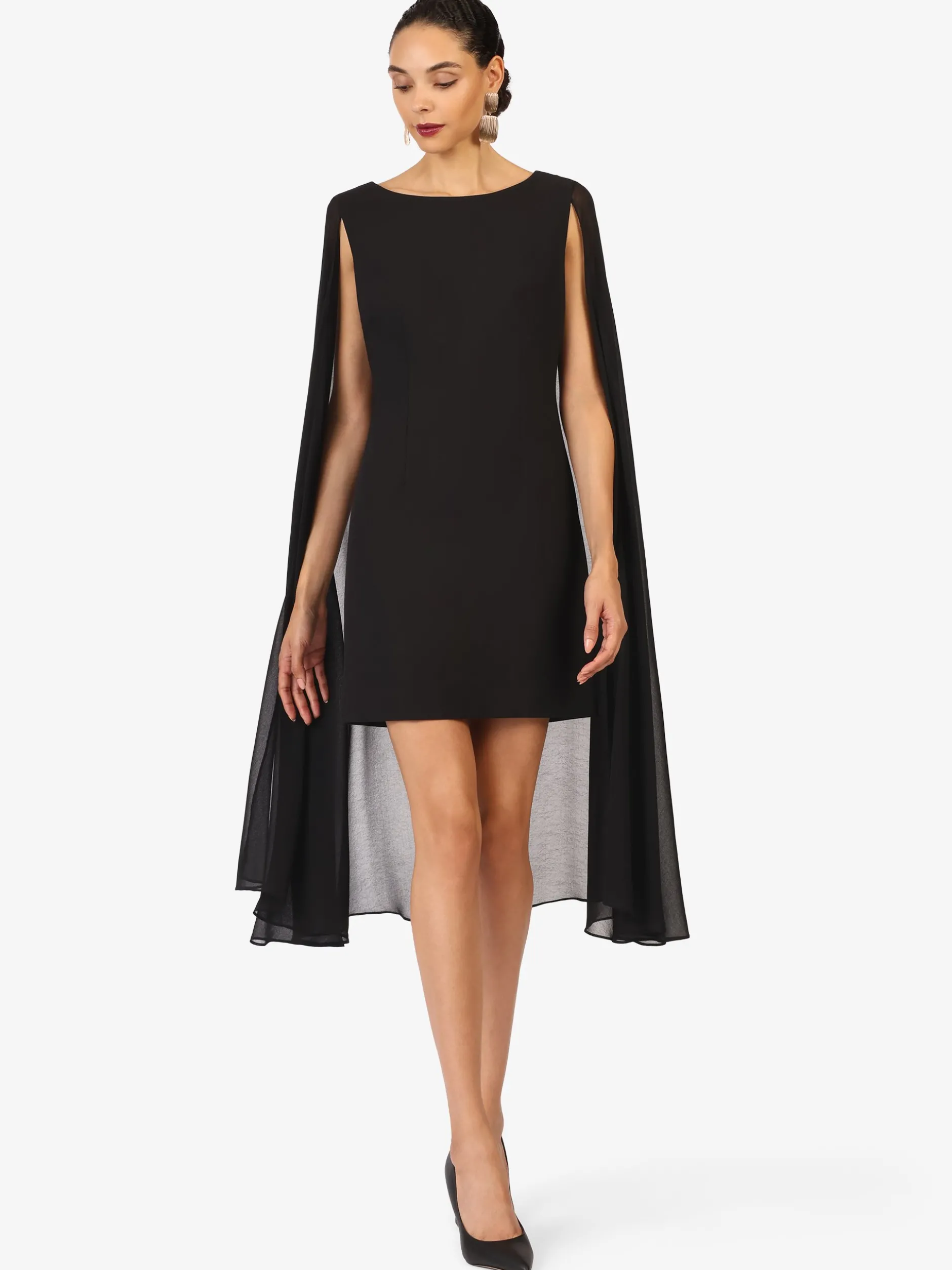 Kraimod Damen Cocktailkleid in schwarz - Länge: mittel