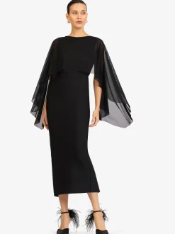 Kraimod Damen Kleid in schwarz - Ausschnitt: Rundhals