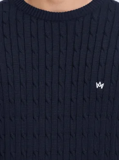 Kronstadt Herren Strickpullover - KSCall in blau