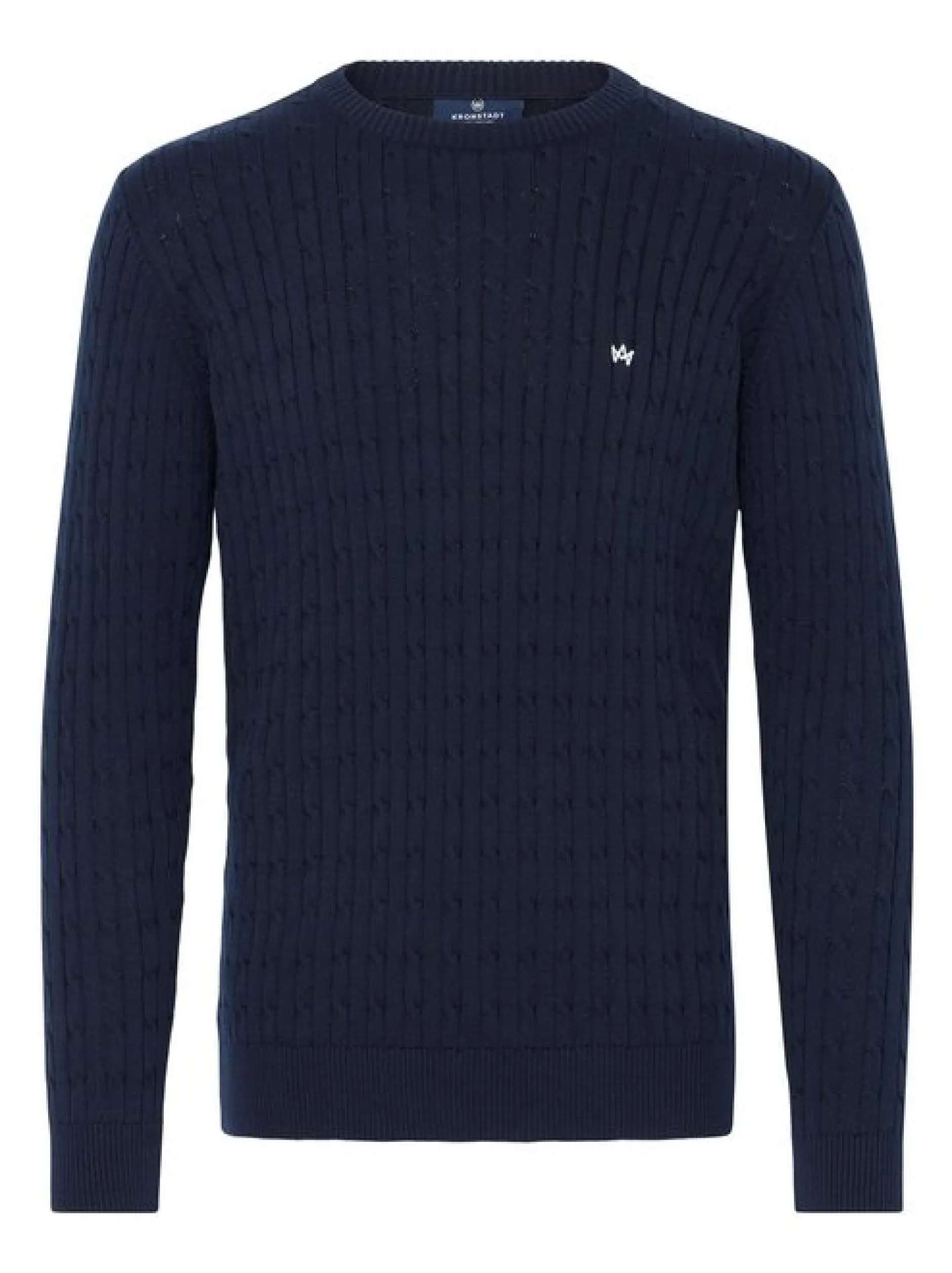 Kronstadt Herren Strickpullover - KSCall in blau