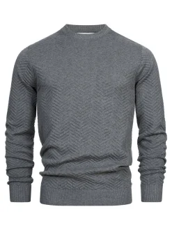 Kronstadt Herren Strickpullover - KSCarlo in hellgrau