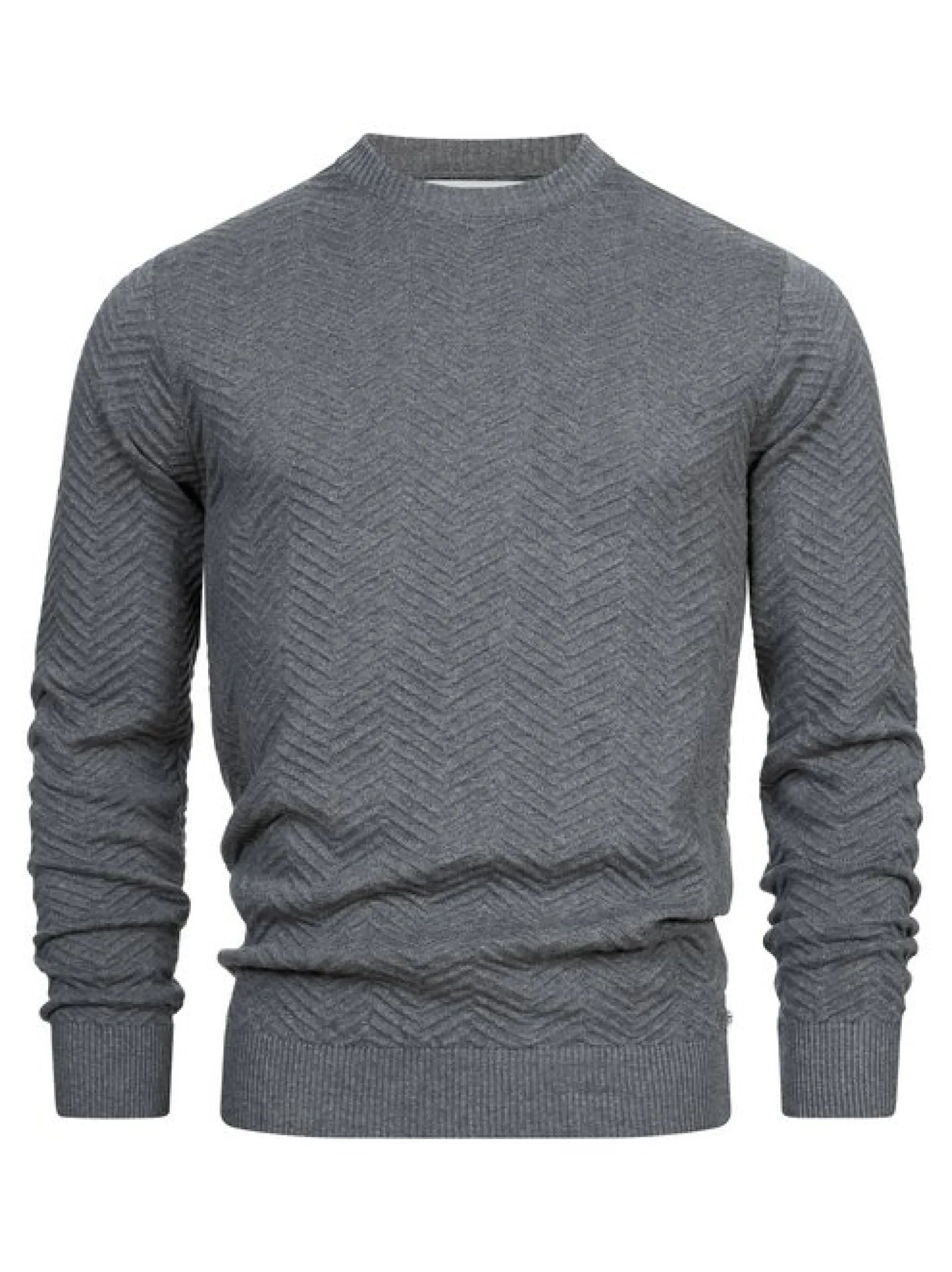Kronstadt Herren Strickpullover - KSCarlo in hellgrau