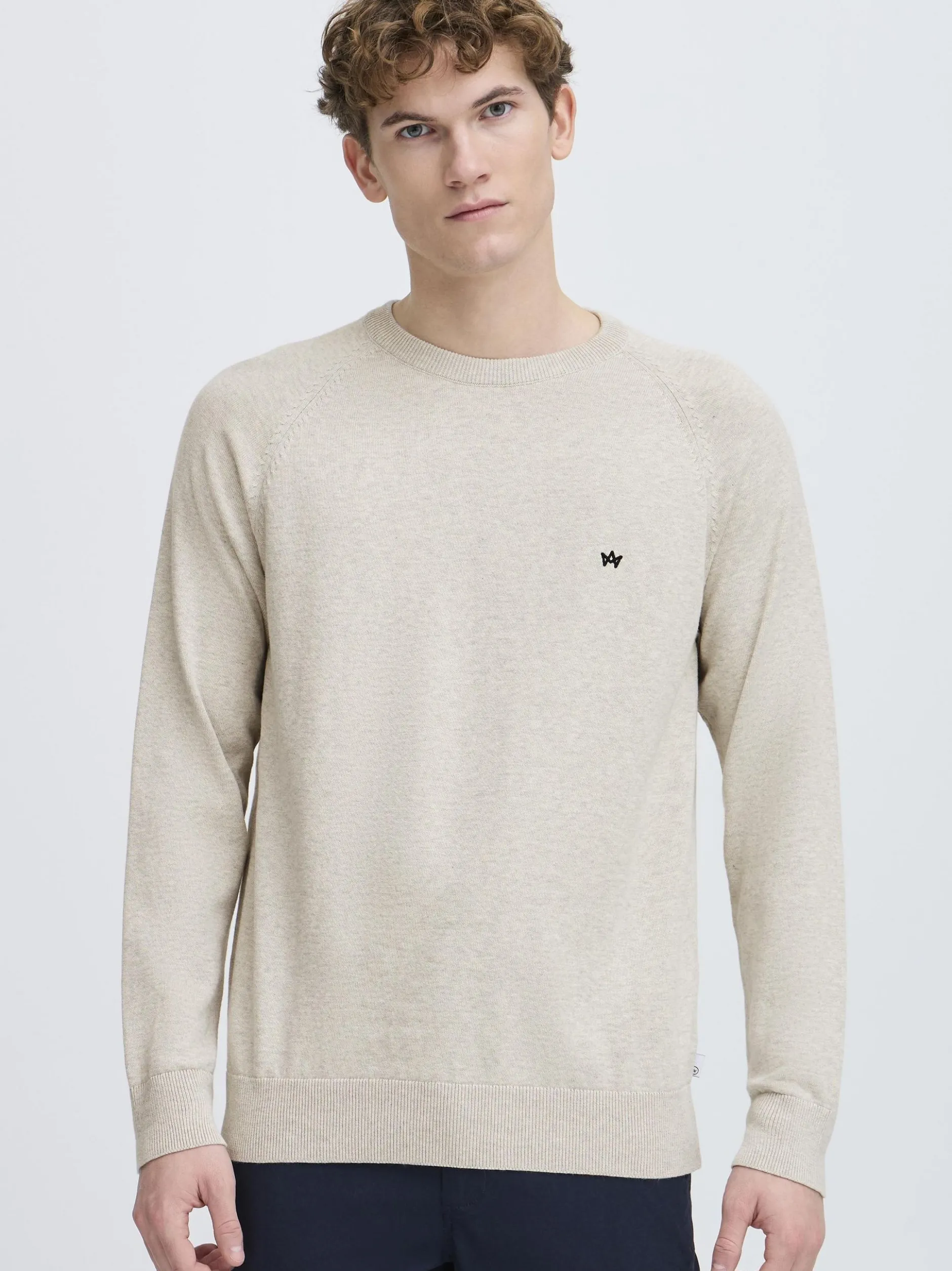 Kronstadt Herren Strickpullover - KSEmil in grau