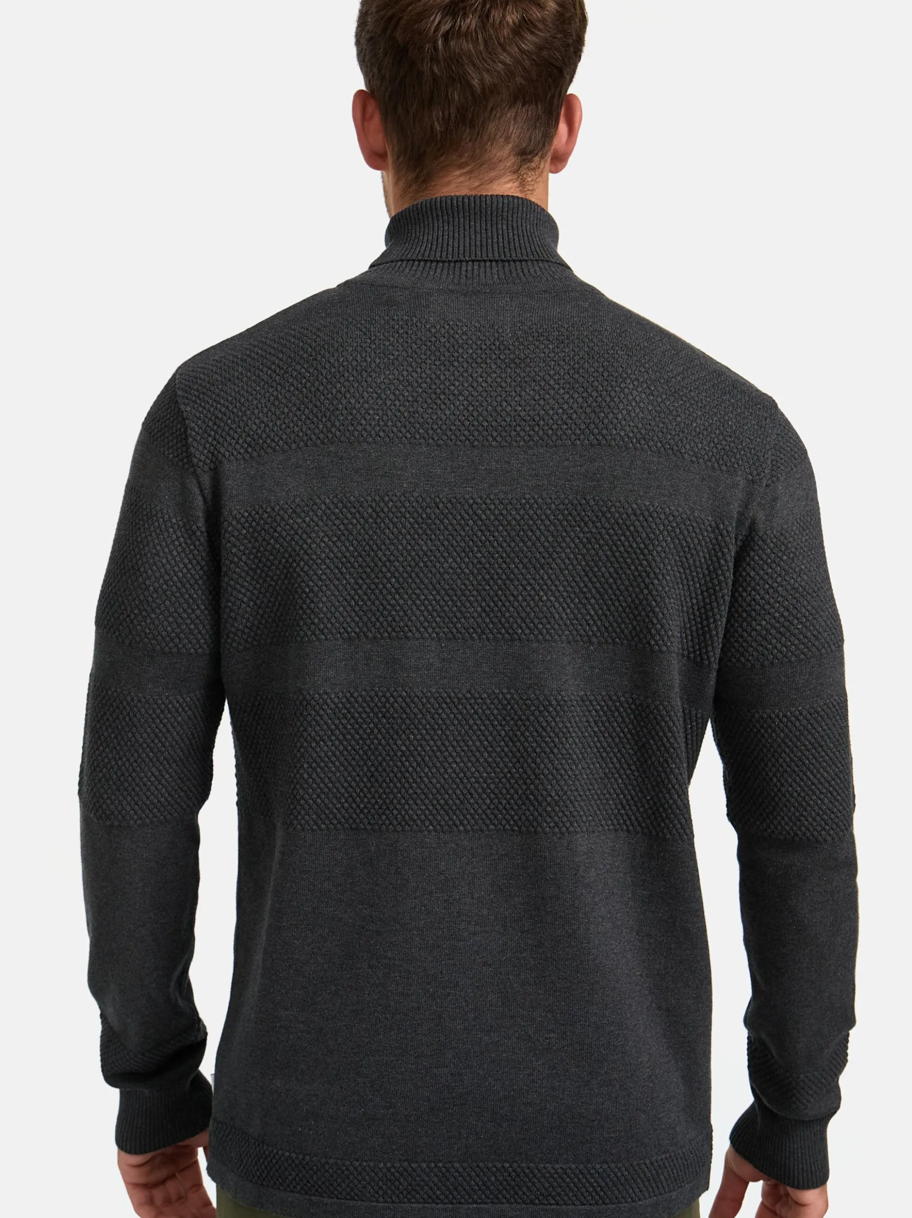 Kronstadt Herren Strickpullover - KSFisker in anthrazit