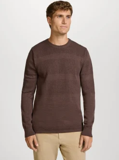 Kronstadt Herren Strickpullover - KSHannes in braun