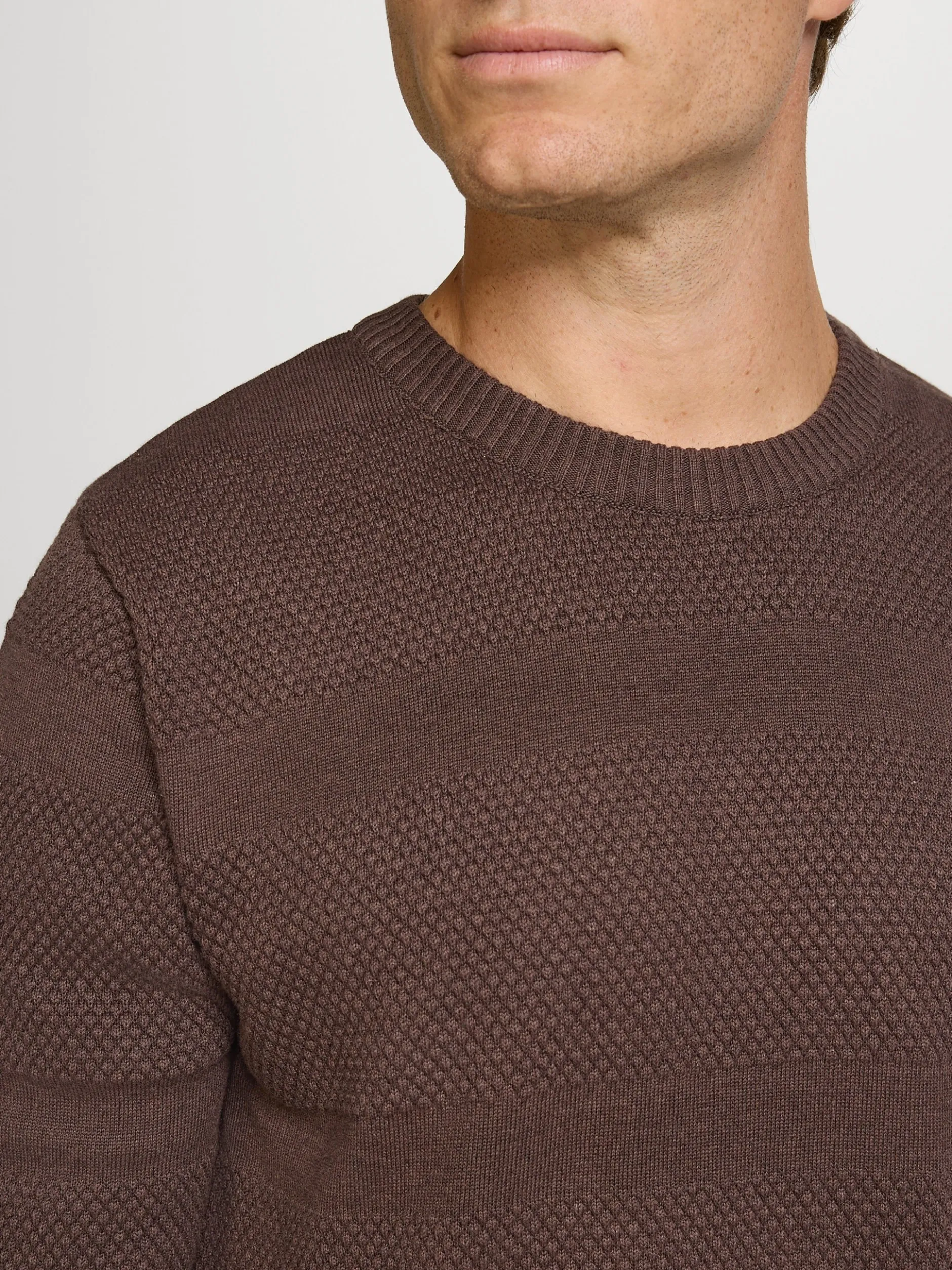 Kronstadt Herren Strickpullover - KSHannes in braun