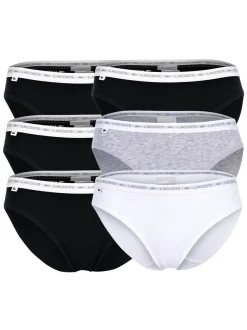 Lacoste Damen Slip 6er Pack in mehrfarbig