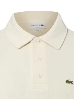 Lacoste Herren Polo-Sweatshirt in ecru - Ärmel: langarm