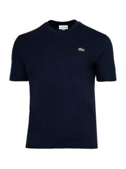 Lacoste Herren T-Shirt in blau - Ausschnitt: Rundhals