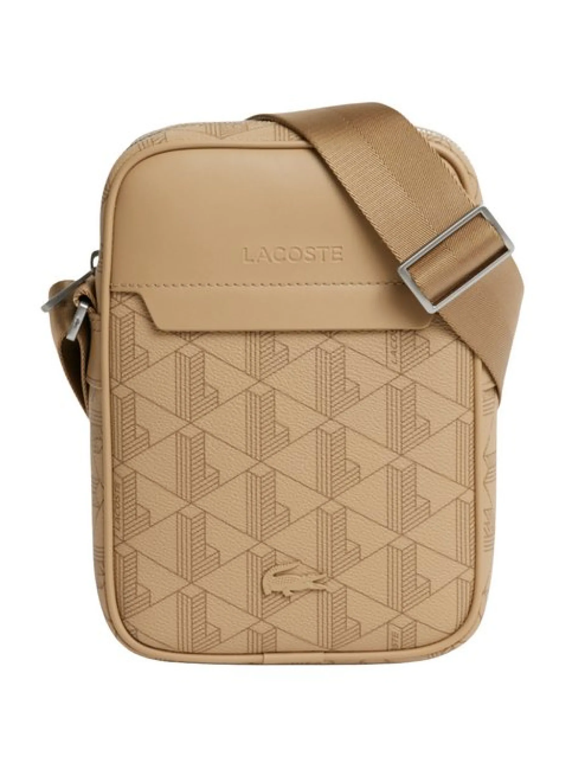 Lacoste Herren Umhängetasche in beige