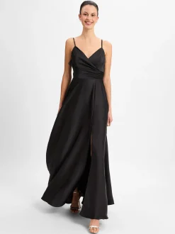 Laona Damen Abendkleid in schwarz - Ärmel: ohne Arm