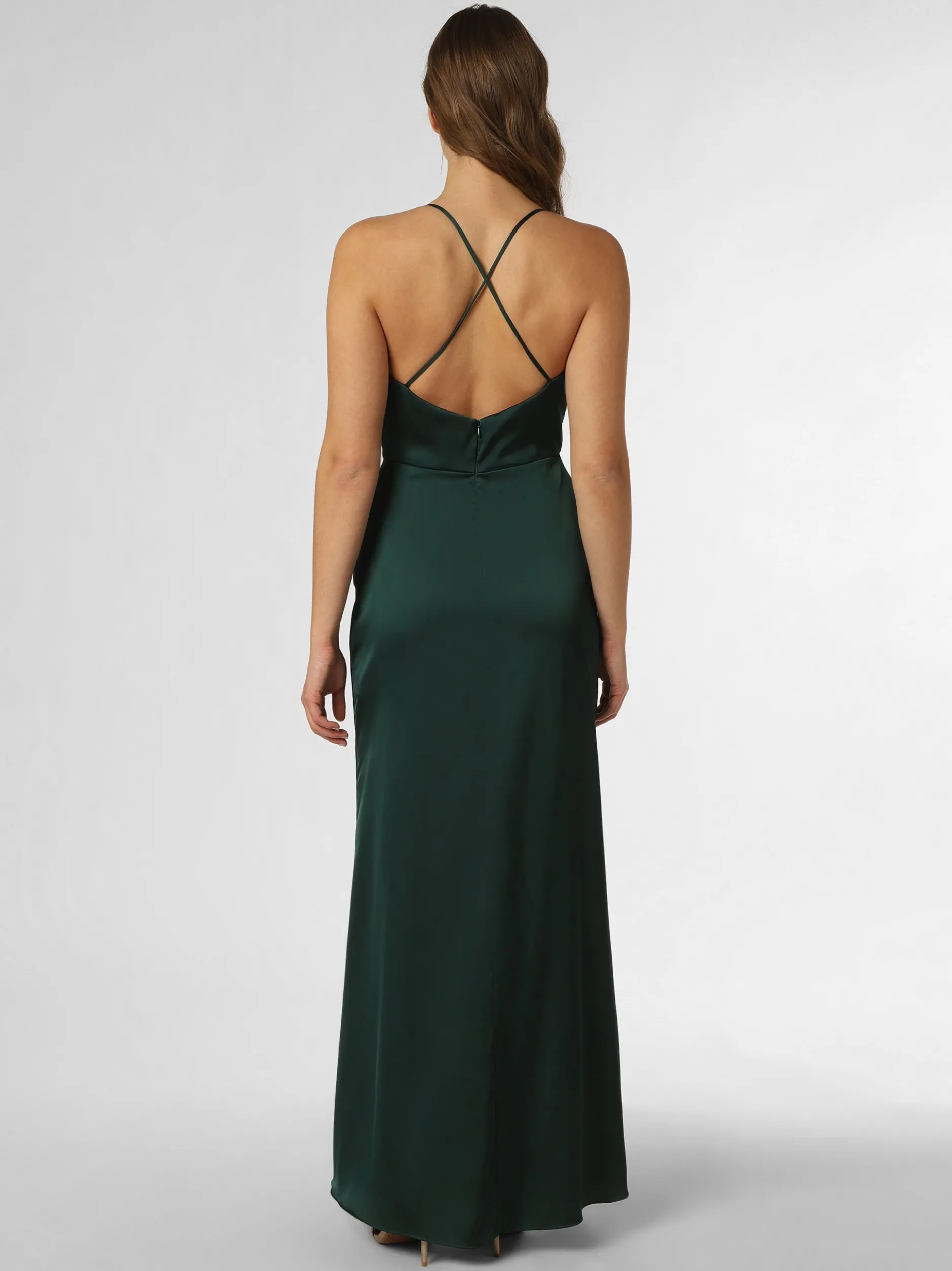 Laona Damen Abendkleid in tanne - Ärmel: ohne Arm