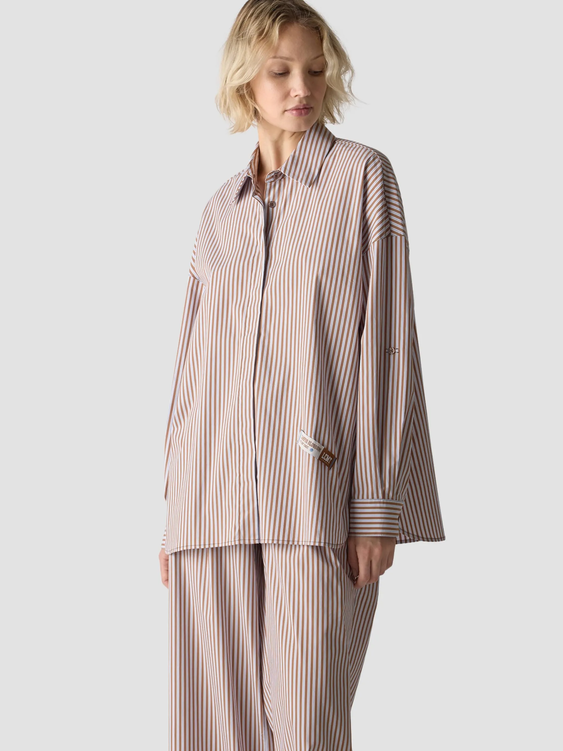 LCMT Damen Bluse in braun mehrfarbig
