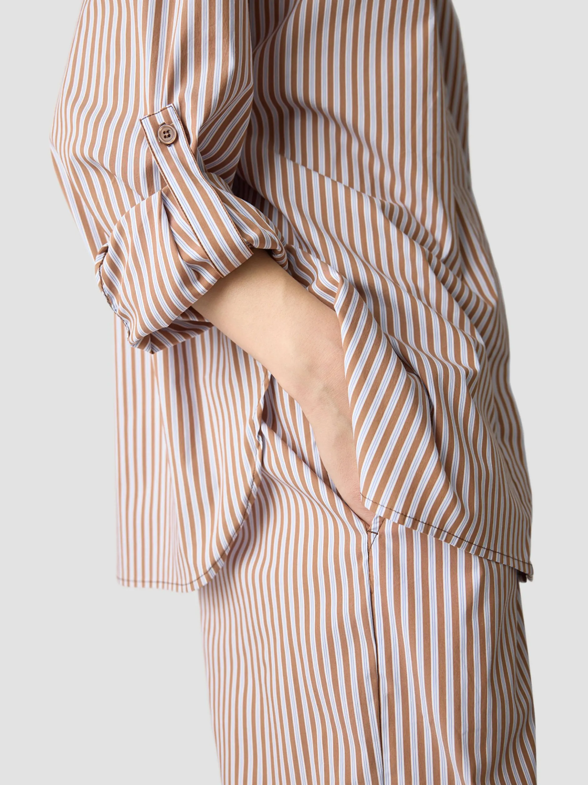LCMT Damen Bluse in braun mehrfarbig
